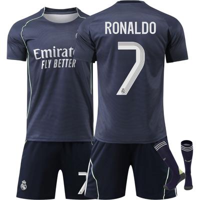 25-26 Venkovní dres Real Madrid Fotbalový dres pro děti i dospělé RONALDO #7