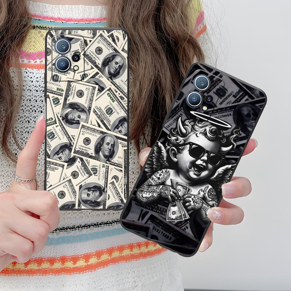 USD Dollar Matte TPU Mobile Phone Case for Huawei P60 P50 P40 P30 P20 P10 P9 P8 Pro Lite Plus Colorful Printing Cover