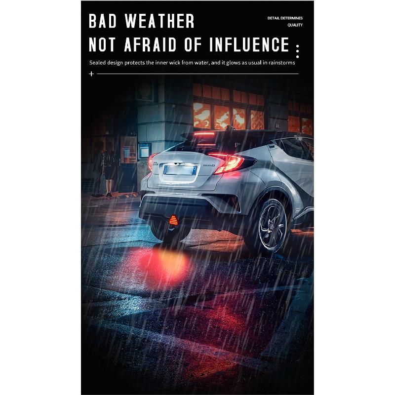 New 12V Red Car Rear Lower Bumper Flashing LED Light Tail Third Brake Lamp Universal