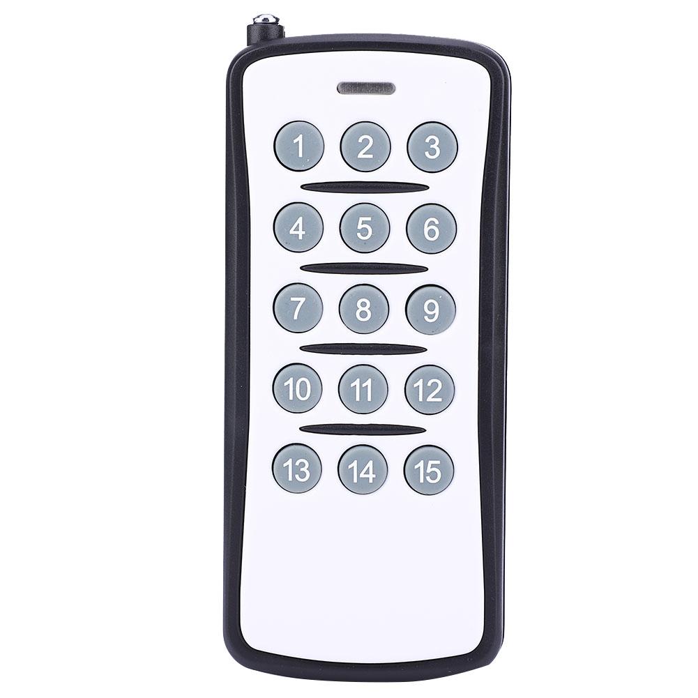 Kablosuz Uzaktan Kumanda Anahtar Verici DC12V 15 Kanal Röle Alıcı Kartı