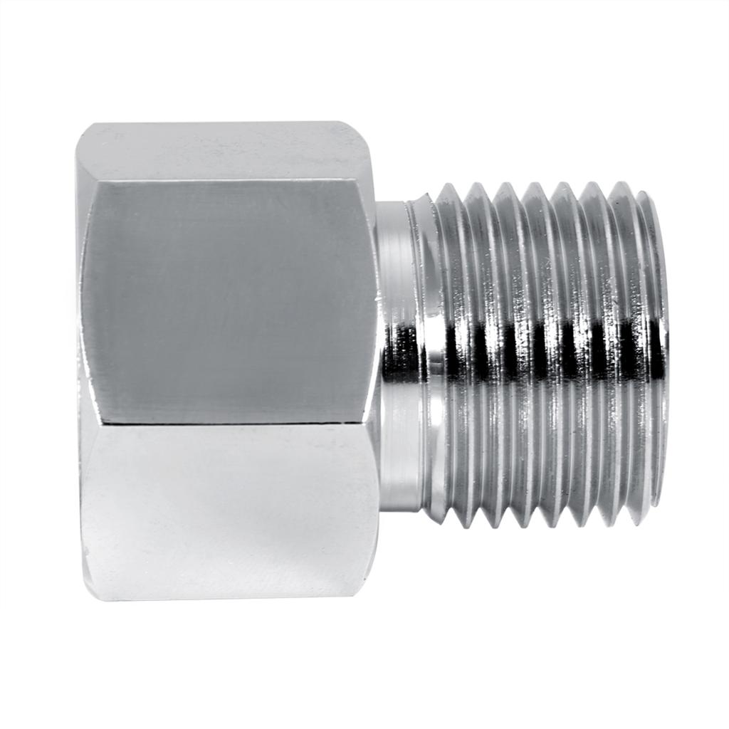 Sylinderadapter Kobling Konverter for Akvarium CO2 Regulator Hun G5/8 til Hann W21.8