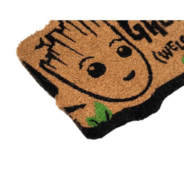 Paillasson - Marvel - Groot - Fibre De Coco - Antidérapant PVC - Rectangulaire