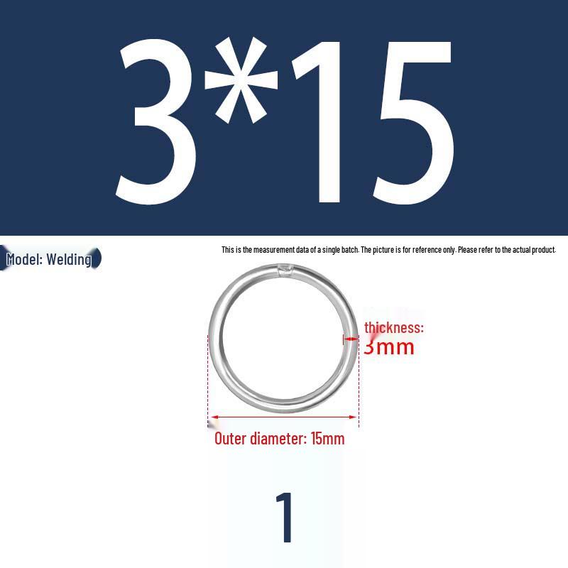 304 Stainless Steel Seamless O-Ring for Lifting and Hammock Yoga Connection
