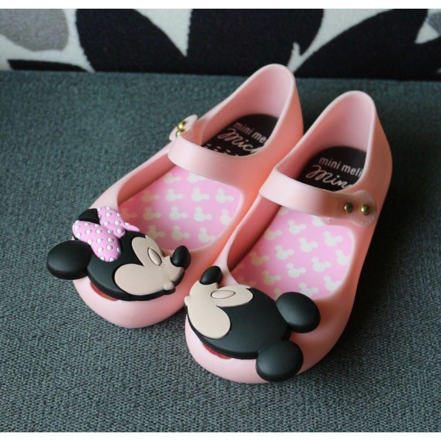 Lovely Kids Girls Cartoon Mickey Minnie Sandals Casual Summer Beach Jelly Shoes Kids' Clothing