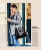 Genuine Leather Large Capacity Handbag for Oily Skin - Fashionable Crossbody and Shoulder Bucket Bag