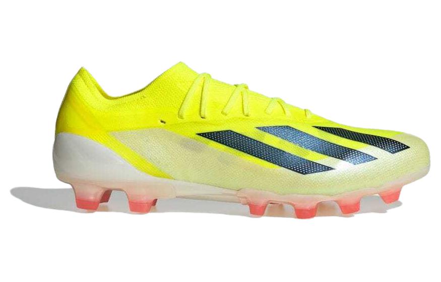 adidas X Crazyfast.1 AG Artificial Ground HG Hard Ground Cushioning, Wear Resistant Soccer Shoes Unisex Yellow IF0653