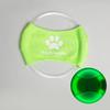 LED Illuminated Dog Activity Circle Charging Pet Toy Bite Proof Material Interactive Play Tool for Backyard Night Game