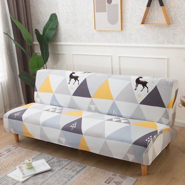 

Эластичные чехлы для диванов из спандекса, безрукий чехол для дивана для гостиной, эластичные чехлы для раскладного дивана-кровати, защита для мебели 120-140cm S