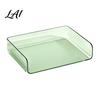 Non-slip Document Organizer Large Capacity Desk for Documents Files Letters A4 Paper Book Notes Mail Desktop File Holder Clear Stackable Tray,