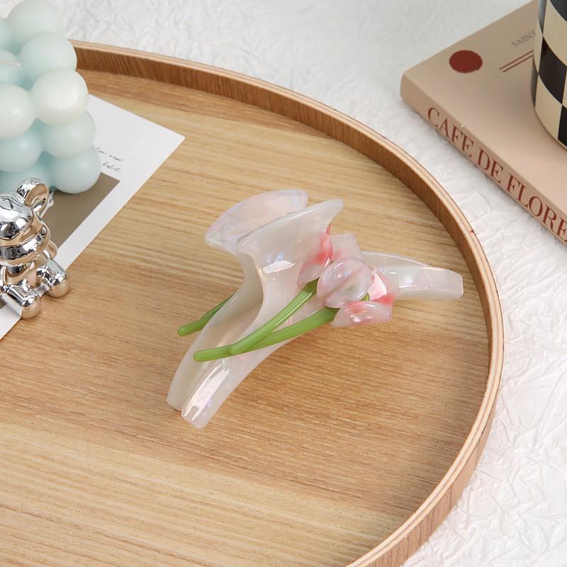 Tulip Cherry 2024 High-End Spotted Dog Hair Clip