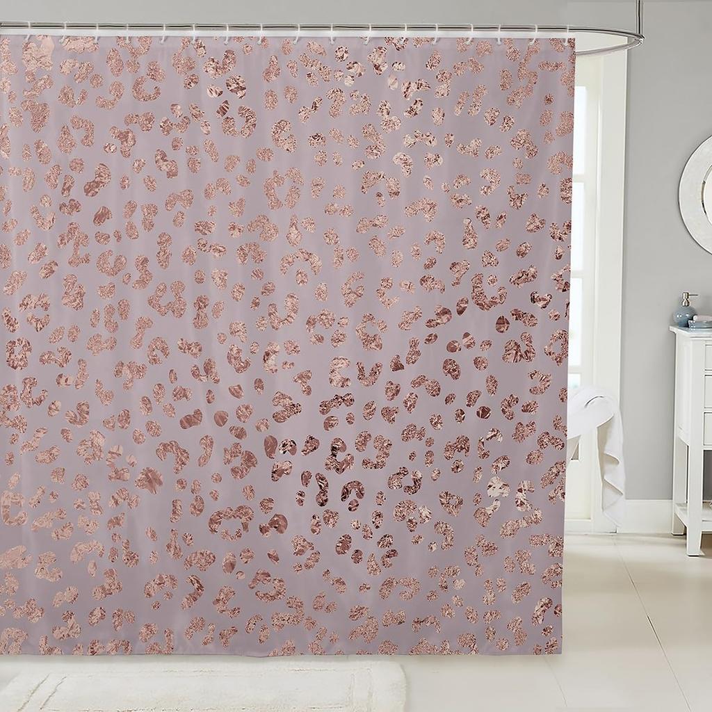 Kids Cute Sushi Shower Curtain Boys & Girls Japanese Style Kawaii Decor Bathroom Curtain - Pink Heart Cartoon Waterproof Fabric
