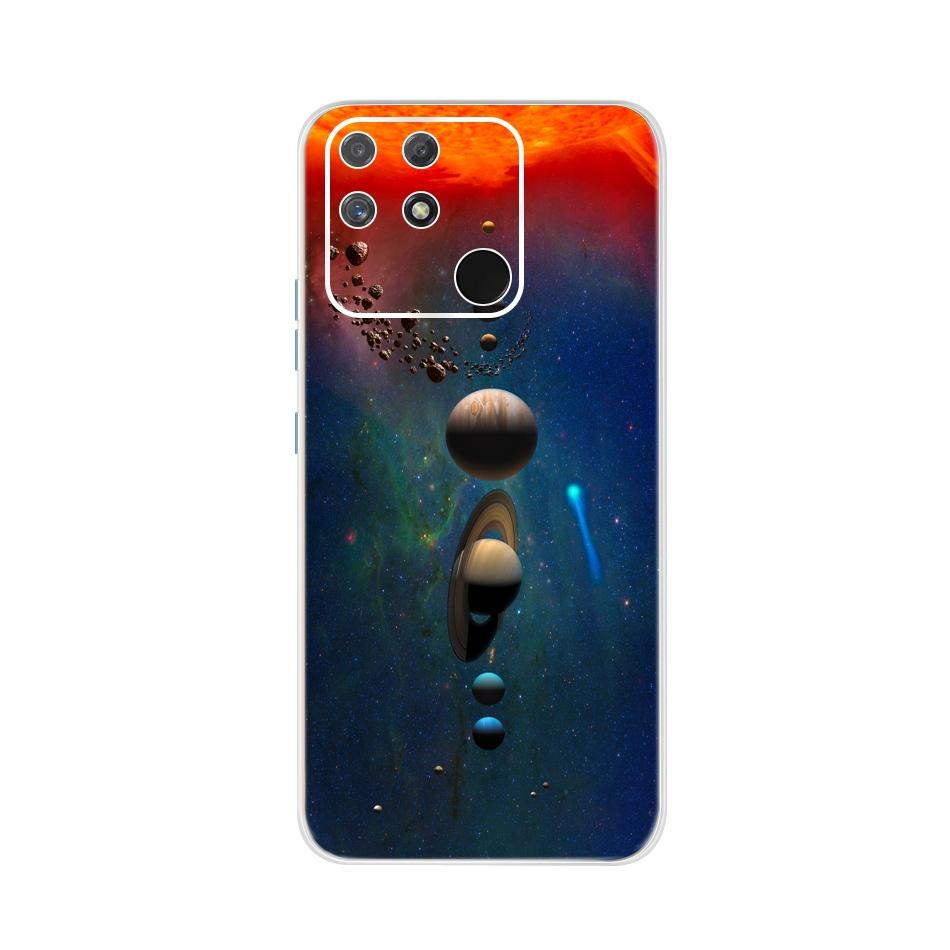Weiche Silikonhülle Für Raelme Narzo 50A RMX3430 HandyhülleTransparente TPU-Abdeckung Für Realme Narzo50a 50 A 6.5" Rückseiten Hüllen Bumper