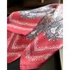 Women S Korean Style Printed Classic Square Scarf For Sun Protection