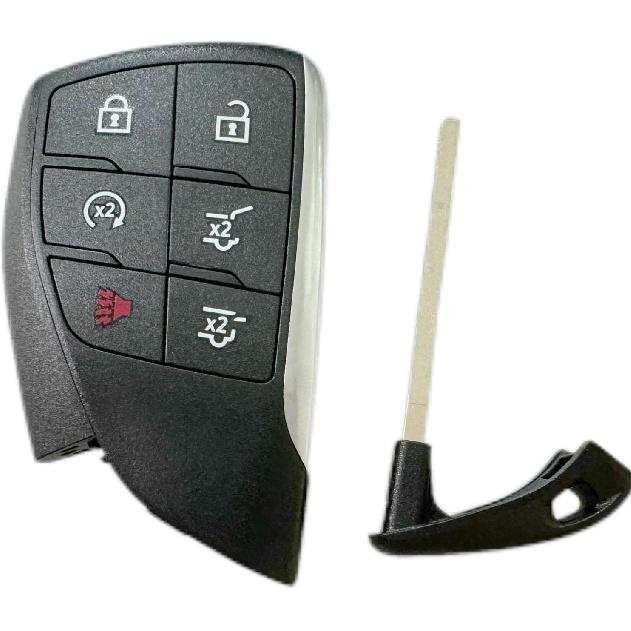 Smart Key for GMC Chevrolet -,YIKEBALOG 6 Buttons Proximity Remote Control Key Fob fit for GMC Yukon Chevrolet Suburban Tahoe YG0G21TB2 13548434