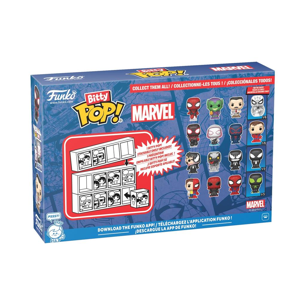 Funko Bitty 4pk Funko Bitty Pop Series Venom Set of 4 Pop! "Spider-Man" Spider-Man