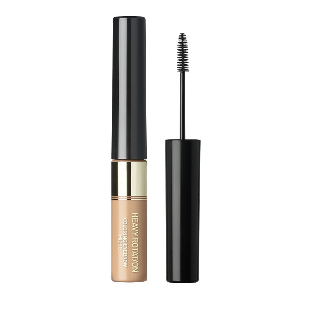 Heavy Rotation Coloring Eyebrow Micro 03 Ash Brown 4g with High Color Washes Off with Warm Water Ultra-Fine Brush, Payoff,