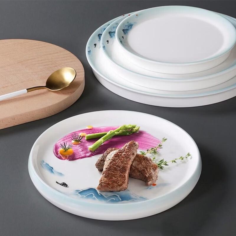 12-inch Round Ceramic Dinner Plate