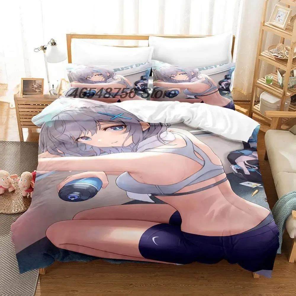

Comfortable Anime Print Duvet Cover Set With Duvet Cover And Pillowcases Single Twin Full Queen King Sizes For Adults And Kids 70x133cm 2pcs