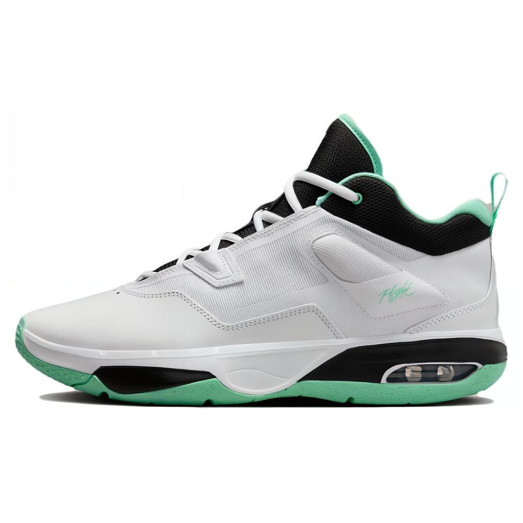 Air Jordan Stay Loyal 3 White Green Glow Men Sneakers Black FB1396-103