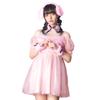 Clearstone Kokettes Mädchenhaftes Cosplay Halloween Baby Pudel Kostüm für Frauen, Rosa