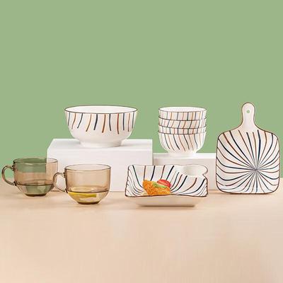 Kemeri Te 9-Piece Chinese Ceramic Dinnerware Set