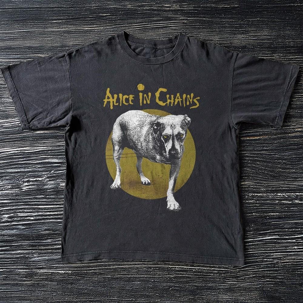 HOT Alice in Chains Album Black Cotton Tshirt Unisex T-Shirt S