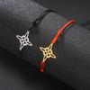 Lucktune Witch Knot Cord Bracelet Stainless Steel Celticss Knot Witch Amulet Charms Bracelet for Women Men Vintage Jewelry Gift