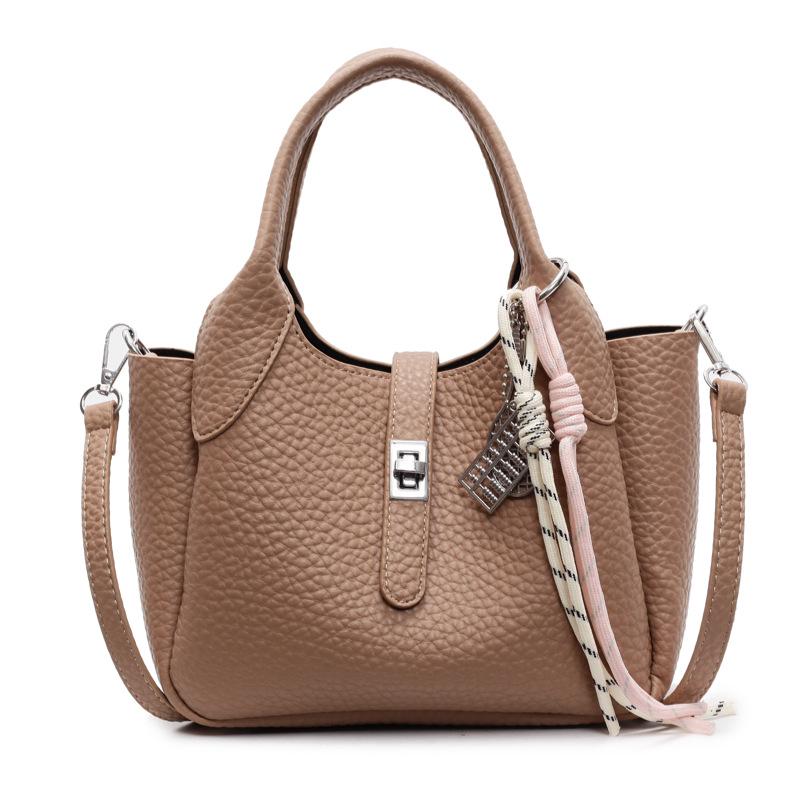 

Трендовая сумка-ведро через плечо на одно плечо Without pendant хаки