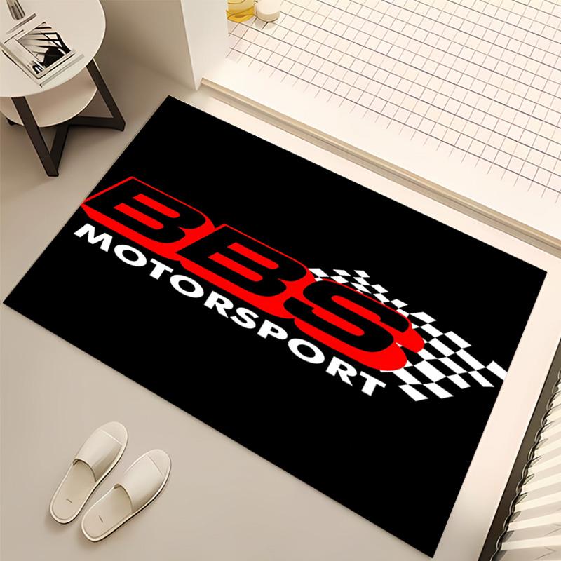 Car B-BBS Print Area Rug - Soft,Washable Non-Slip Indoor Mat,Living Room,Home Office Decorative Rug