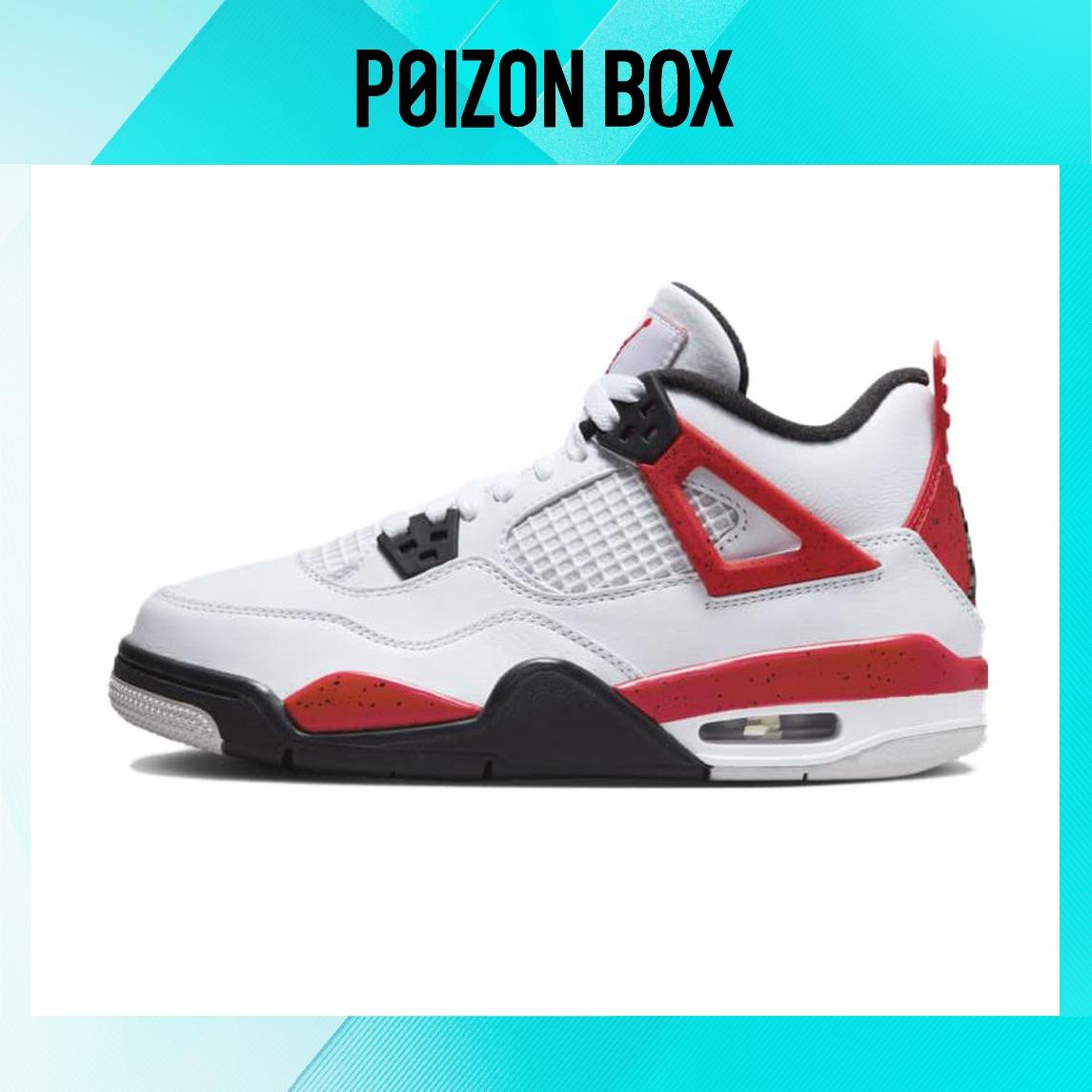 

кроссовки Jordan 4 Retro Red Cement (GS) 408452-161