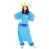 SAZAC Character Fleece Kigurumi, One Size Fits All, Disney Toy Story Alien