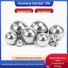 316L Stainless Steel Solid Round Beads - Drilled, Polished & Ground (10-100)