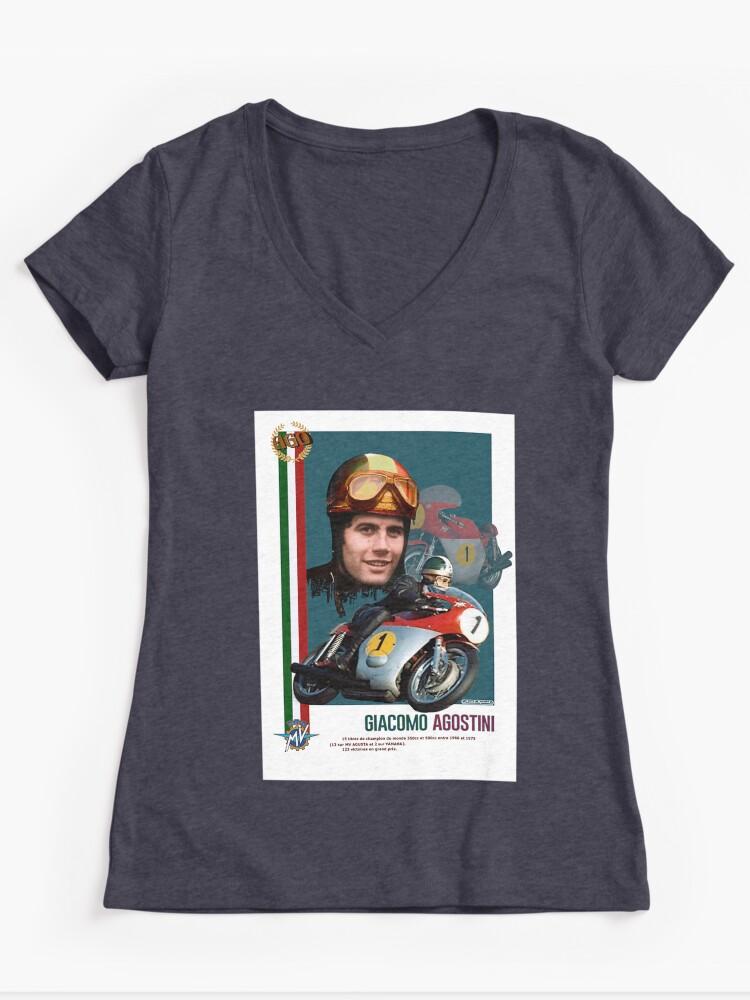 MV Agusta Mv Agusta Agostini Fitted V-Neck Unisex T-Shirt