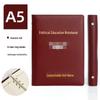 A5 Customizable PU Leather Loose-Leaf Notebook