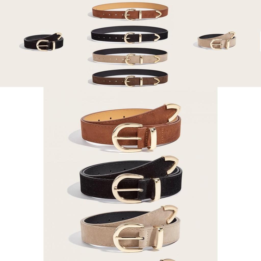 Modern Pu Leather Belt With Metal Closure For Stylish Women Denim Styling