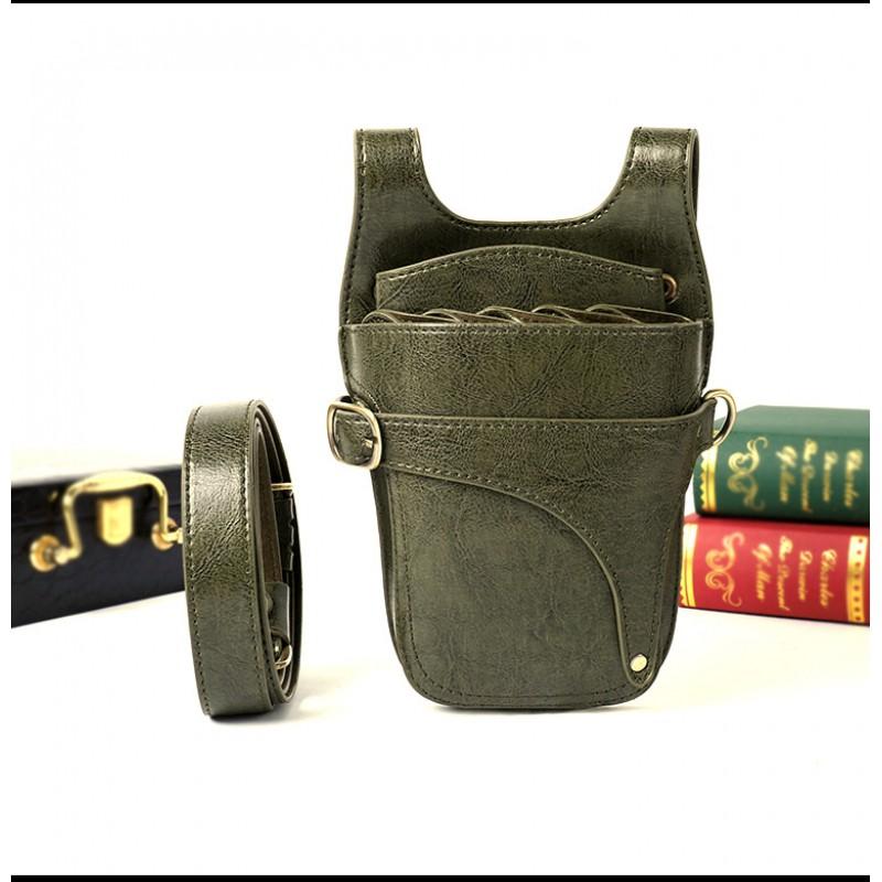 Professional Hairdressing Scissors Case With Waist Bag Strap Barber Stylist Groomer Tools Organizer