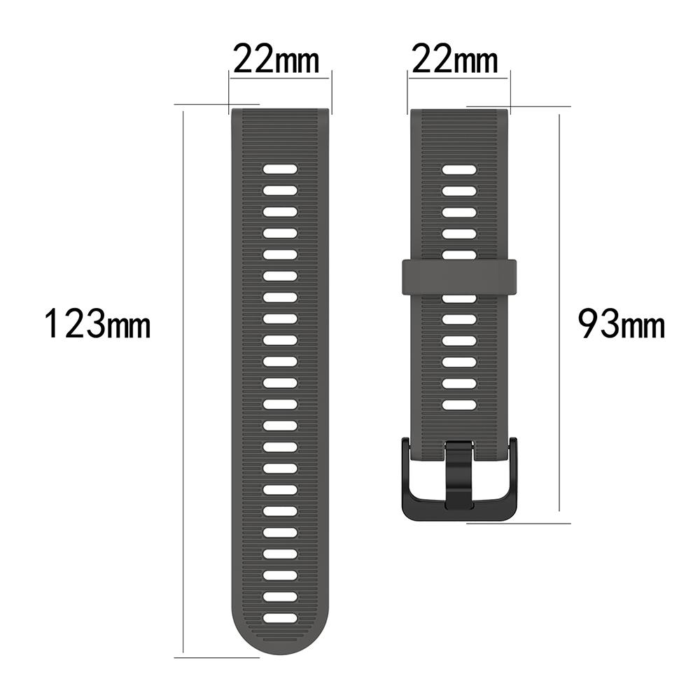 For Garmin Forerunner 945/935 Replacement Wrist Band Steel Buckle Textured Silicone Watch Strap