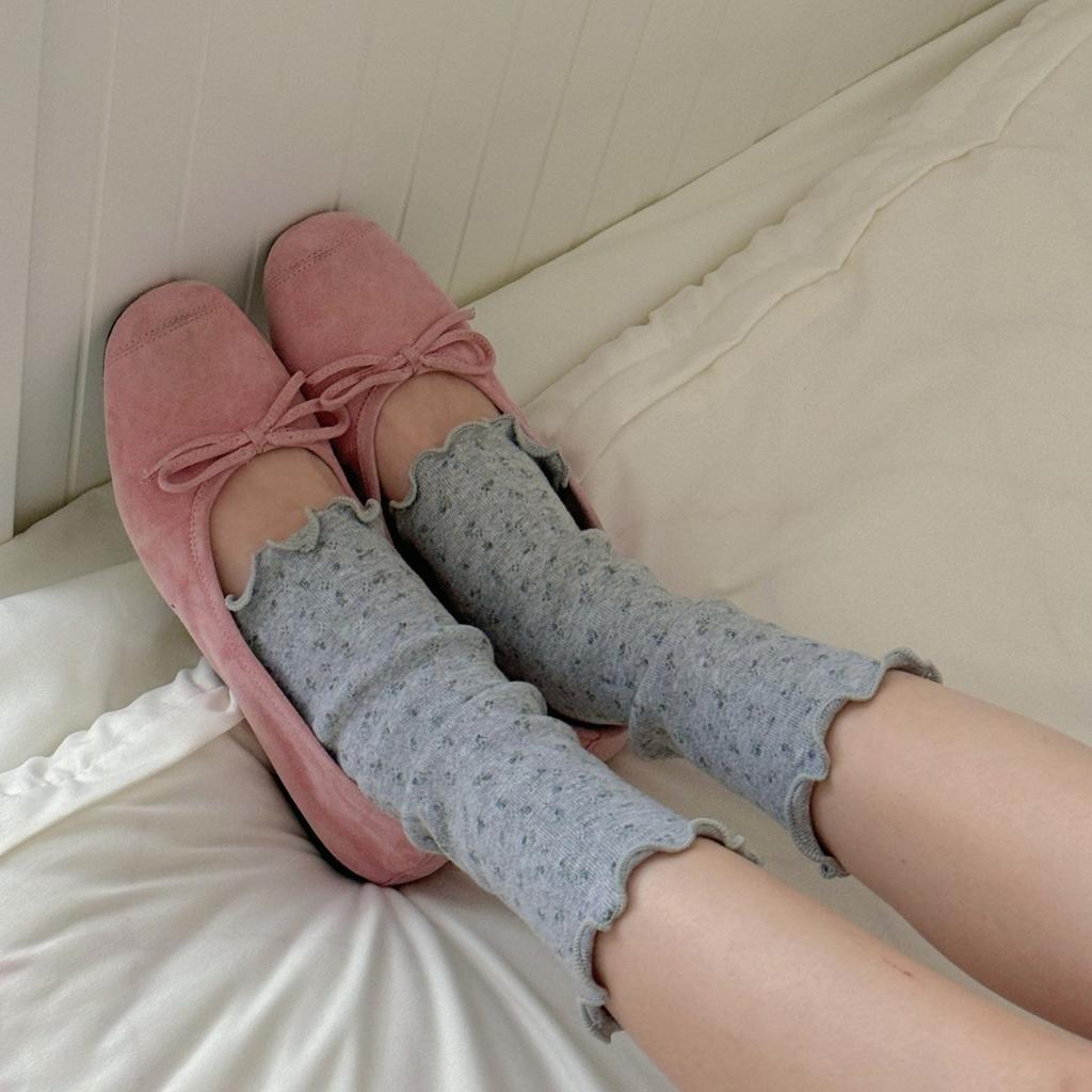 Summer Thin Socks for Women, Sweet and Cut-out Foot Socks, Pile Leg Socks, Slimming Socks