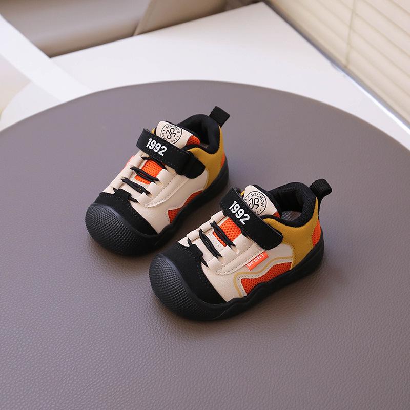 Toddler Unisex Closed-Toe Sneakers - Autumn Collection Casual Shoes