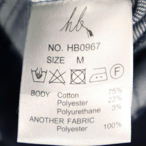 Brand New HB Gypsy Riders Jacket M Blue Shawl Collar Hooded Denim Jacket Men's Used