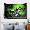 Rider Speeding Through Neon Lights Printed Tapestry, Wall Hanging,Livingroom, dormitory, Large Wall Decor, Fabric Decor Fan Birthday Gifts