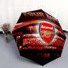 1 PC Automatic Folding Umbrella - Arsenal F Custom Name Pattern, Portable & Foldable Design with 8 Ribs, Christmas Birthday Gifts