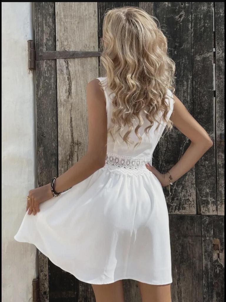 2023 Krajkové prošívání Přeshraniční šaty