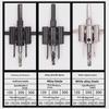 Adjustable Alloy Hole Opener Drill Bit for Woodworking, Gypsum, and Plastic