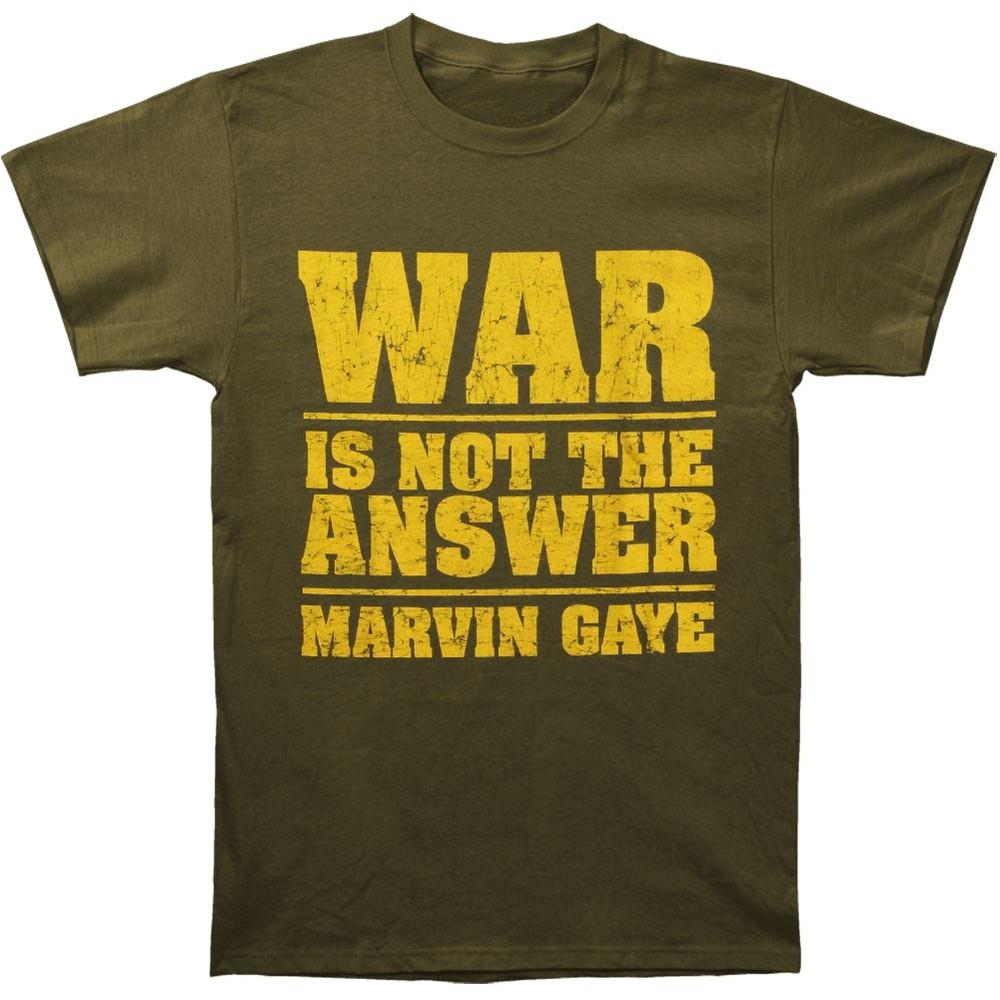 

Men s Marvin Gaye War T-shirt Green 4XL
