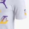 Nike Nba Courtside Statement Max90 Logo Print Crew Neck T-Shirt Unisex Tops White DV5725-100
