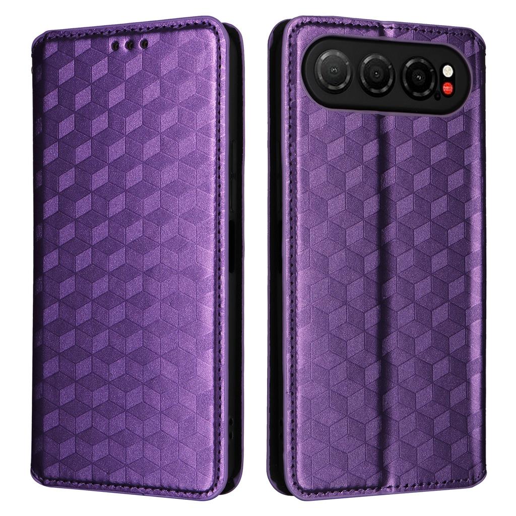 For ZTE nubia Air Case Wallet Rhombus Imprinted Leather Phone Cover