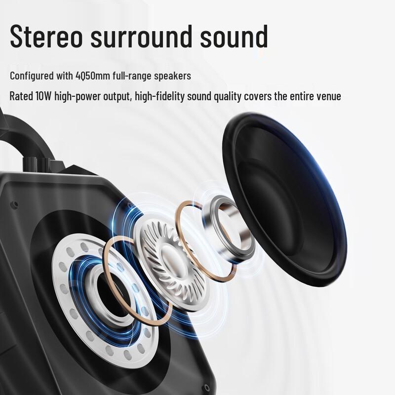 Newsmy V97W Smart Portable Speaker CN plug (adapter included)