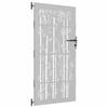 VidaXL Garden Gate 85x200 Cm Corten Steel Bamboo Design 153237