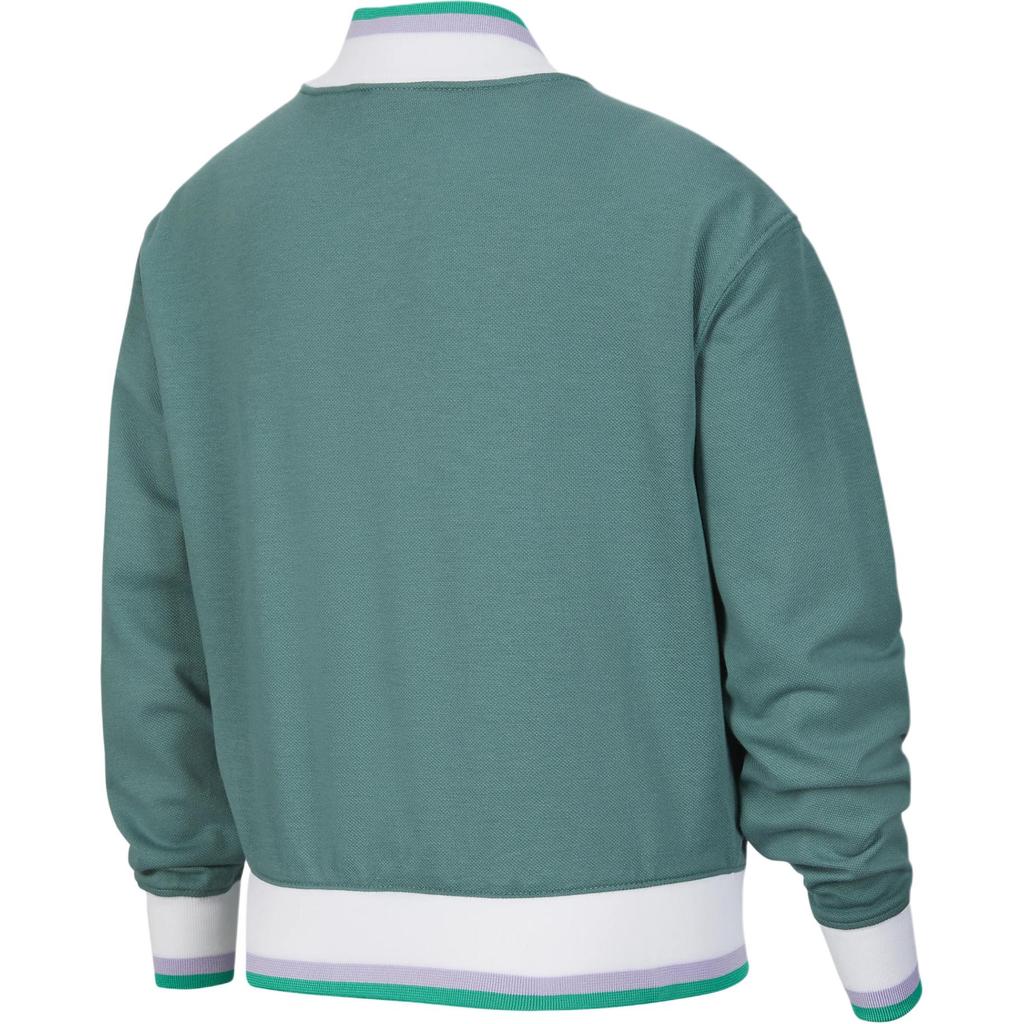 Nike Jacket Zipper Color Block Loose Kids Jackets Coastal-Blue FV0193-361